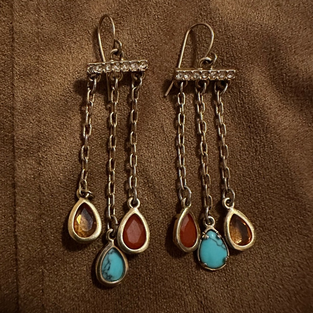 Ralph Lauren chandelier earrings.